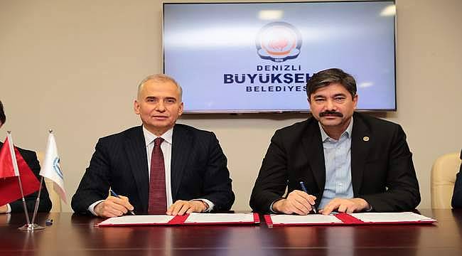 Denizli Büyükşehir'de SDS sözleşmesi imzalandı