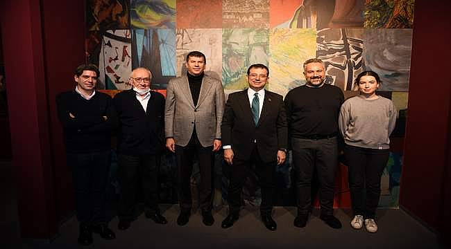 İBB Başkanı Ekrem İmamoğlu Alan Kadıköy'ü ziyaret etti