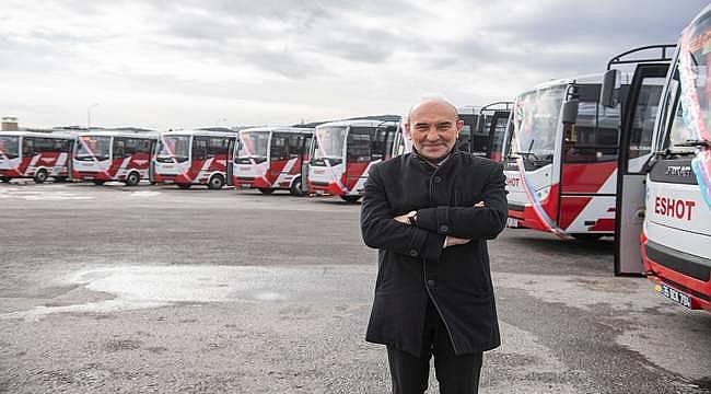 İzmir'e yeni yılın ilk hediyesi: Toplu ulaşıma 22 midibüs daha 