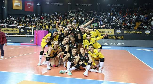 VakıfBank, yeni yıldaki üçüncü maçını da set vermeden kazandı