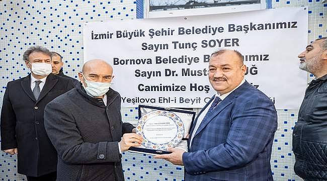 Başkan Soyer Yeşilova Ehl-i Beyt Camii'ni ziyaret etti 