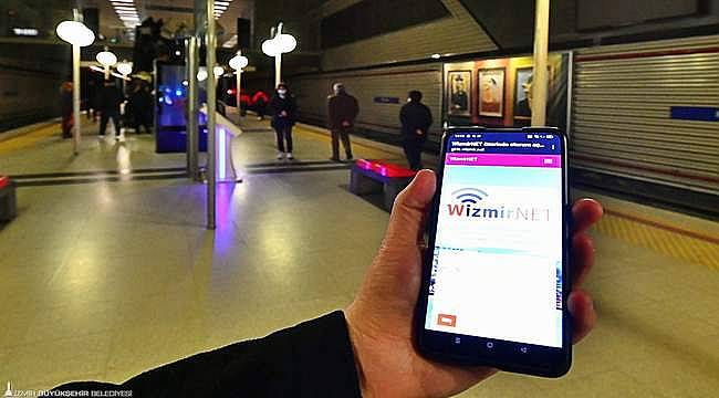 İzmir Büyükşehir Belediyesi'nin ücretsiz internet hizmeti yayılıyor: Aktarma istasyonları da artık Wizmirnet kapsama alanında 