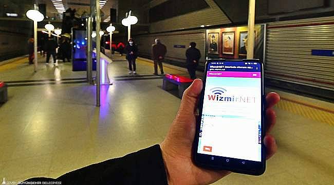 İzmir Büyükşehir Belediyesi'nin ücretsiz internet hizmeti yayılıyor: Aktarma istasyonları da artık Wizmirnet kapsama alanında