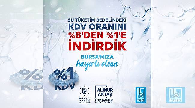 KDV indirimiyle su faturaları daha da düşecek 