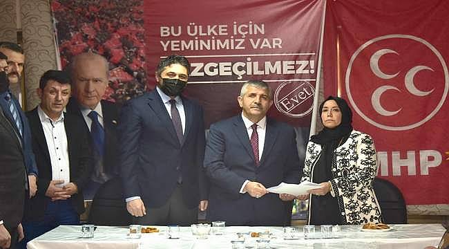 Milliyetçi Hareket Partisi Aliağa İlçe Başkanlığına Nuray Aydemir atandı 