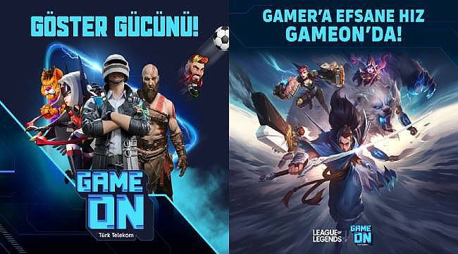 Türk Telekom, oyuncuların dünyasına renk katacak yeni markası GAMEON'u tanıttı 