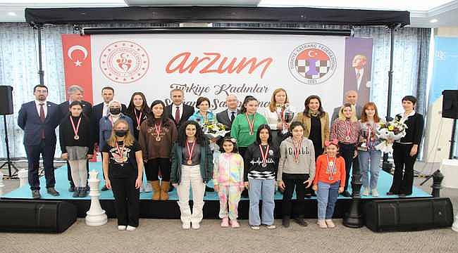 Arzum Türkiye Kadınlar Satranç Şampiyonası sona erdi