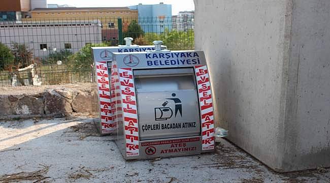 Karşıyaka'da çöp konteynerleri yer altına alınıyor 