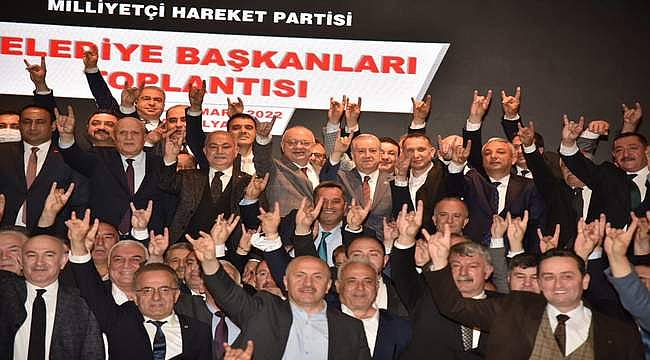 MHP'nin Belediye Başkanları Toplantısı Birlik ve Beraberlik Mesajlarıyla Tamamlandı