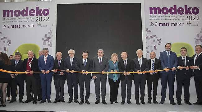 MODEKO-33. Uluslararası İzmir Mobilya Fuarı kapılarını ziyaretçilere açtı 