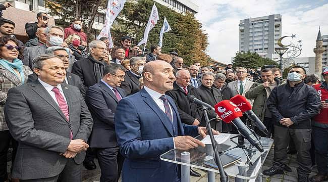 Tunç Soyer: "Kimse belediye emekçileri yalnız sanmasın" 
