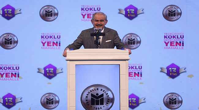 Yılmaz Büyükerşen'den Yenimahalle'de Dostluğa Vurgu