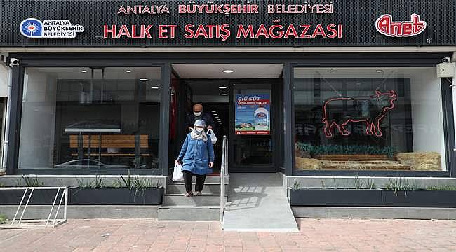 Antalyalılar uygun ve kalitesiyle Halk Et'ten çok memnun  