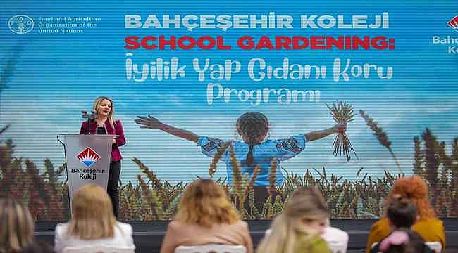 Bahçeşehir Koleji "School Gardening Programı" ile Öğrencilerine İsrafı Önlemeyi Öğretecek 