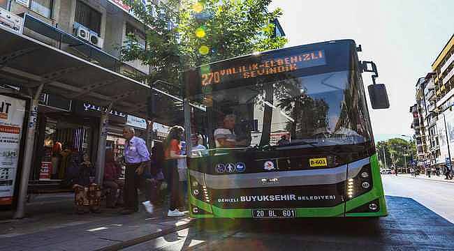 Denizli'de Büyükşehir otobüsleri bayramda ücretsiz 