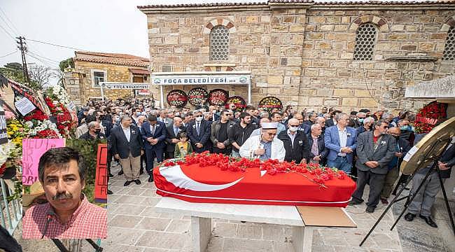 Foça'nın unutulmaz Başkanı Dirim'e hüzünlü veda 