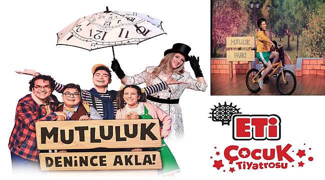 Kastamonulu çocuklar 23 Nisan'ı Eti Çocuk Tiyatrosu'nun "Mutluluk Denince Akla" oyunuyla kutladı