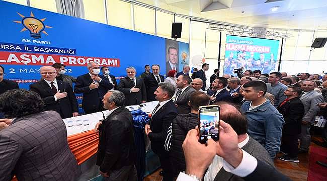 AK Parti Bursa İl Başkanlığında Bayramlaşma