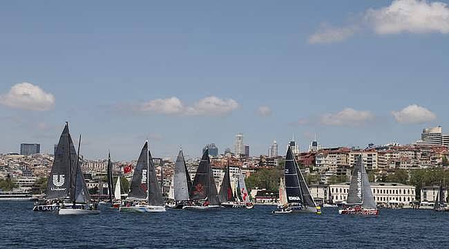 BAU Bosphorus Sailing Cup onlarca yelkenlinin katılımıyla start aldı
