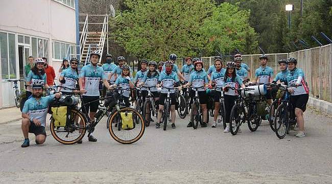 EBİT'li gençler Çanakkale Şehitleri için 630 kilometre pedal çevirecek 