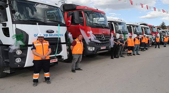 Gölbaşı Belediyesi araç filosunu güçlendirdi