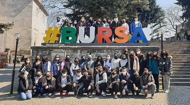 Liseli öğrenciler e-twinning projesiyle Bursa'yı tanıtıyor
