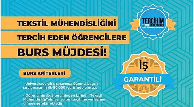 "Tercihim Tekstil Mühendisliği" burs projesi büyüyerek devam ediyor