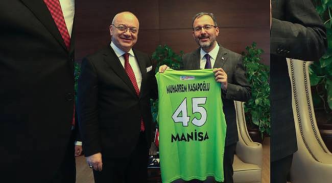 Başkan Ergün, Bakan Kasapoğlu'nu ziyaret etti