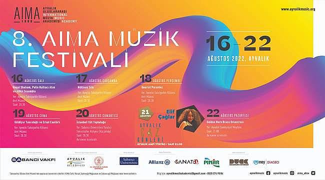 Ayvalık 8. AIMA Müzik Festivali 16 Ağustos'ta başlıyor! 