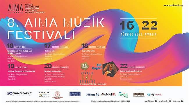 Ayvalık 8. AIMA Müzik Festivali 16 Ağustos'ta başlıyor!