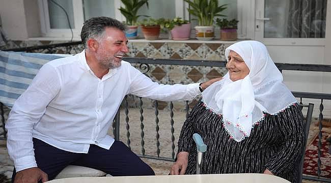 Başkan Sandal, Osmangazi'de vatandaşla buluştu: "Yarınlara güzel bir Bayraklı bırakacağız"