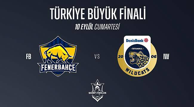 Fenerbahçe Espor ve DenizBank İstanbul Wildcats Türkiye Büyük Finali'nde! 