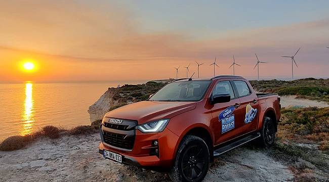 Isuzu D-Max, Ege'de kuzeyden güneye rüzgârın rotası ile ilerliyor 