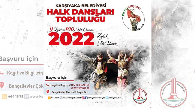 İzmir'in 100'üncü yılında 2022 kişi zeybek oynayacak 