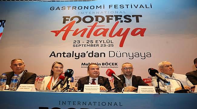 Antalya, I. Uluslararası Food Fest gastronomi festivaline ev sahipliğine yapacak 