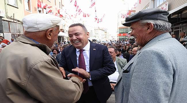 Başkan Böcek Korkuteli'nde