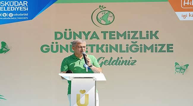 Başkan Türkmen: ''Üsküdar'da günde 550 ton çöp çok fazla'
