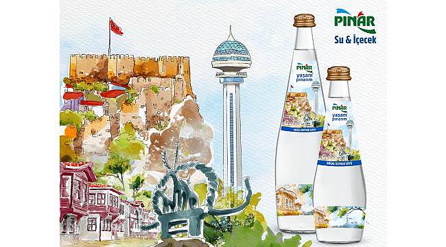 Başkent'in simgeleri Pınar Su şişelerinde 