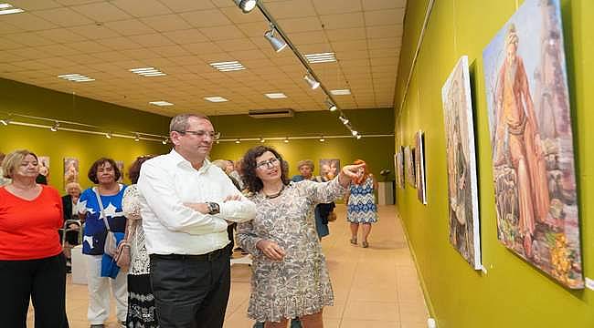 Ressam Melike Yaşa'dan "Tanrıça Şahmeran" Resim Sergisi