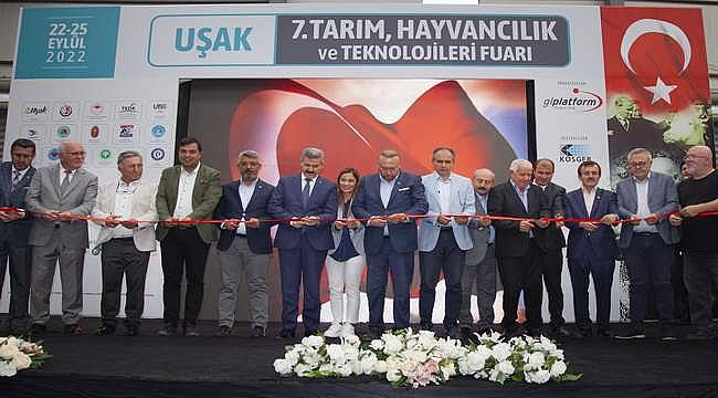 Uşak 7. Tarım ve Hayvancılık ve Teknolojileri Fuarı yedinci kez kapılarını açtı 