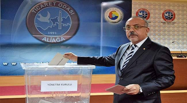 Aliağa Ticaret Odası'nda Başkan Ertürk güven tazeledi! 