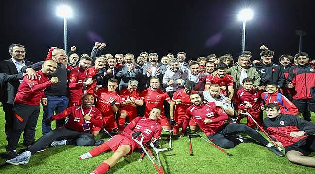 Ampute Milli Takımımız, Dünya Kupası'nda Meksika'yı 5-0 yenerek çeyrek finale yükseldi