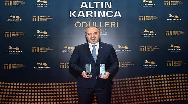 Bursa Büyükşehir'e çifte ödül
