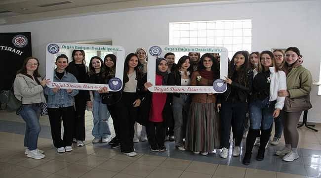 Ege Üniversitesi'nde "Organ ve Doku Bağışı Haftası" etkinliği düzenlendi
