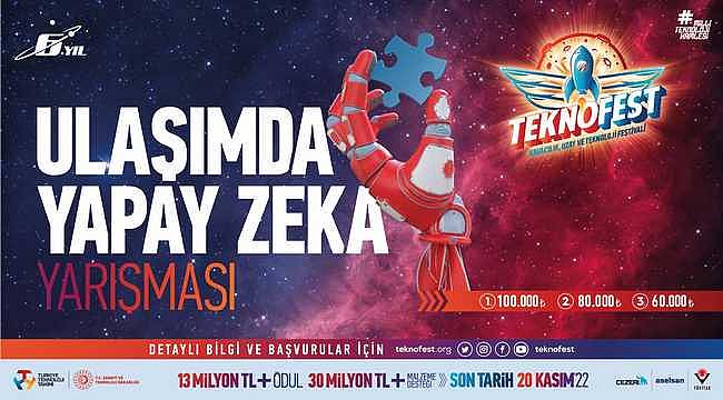 Ulaşımda Yapay Zeka Yarışması'na başvurular devam ediyor