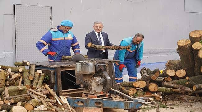 Üsküdar'da ihtiyaç sahiplerinin evleri geri dönüşüm ile ısınacak