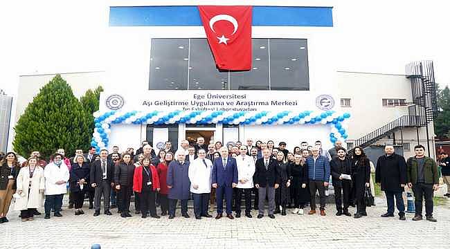 EÜ Aşı Geliştirme Uygulama ve Araştırma Merkezi'nin Yeni Binası açıldı