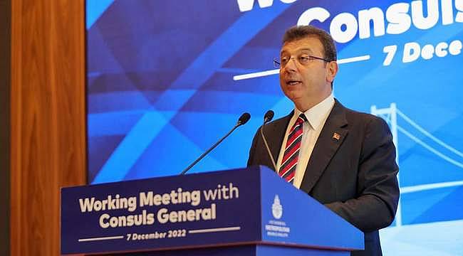 İmamoğlu, İstanbul'da görev yapan Başkonsoloslarla bir araya geldi