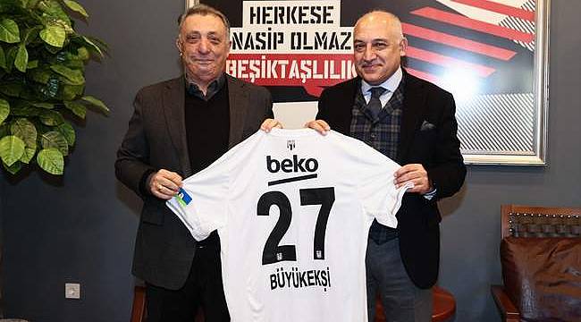 TFF Başkanı Mehmet Büyükekşi, Beşiktaş Kulübü'nü Ziyaret Etti 