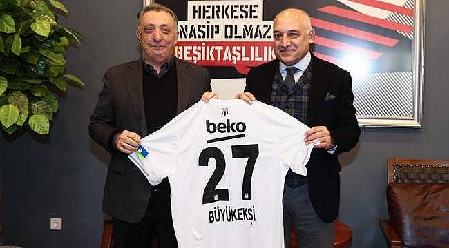 TFF Başkanı Mehmet Büyükekşi, Beşiktaş Kulübü'nü Ziyaret Etti